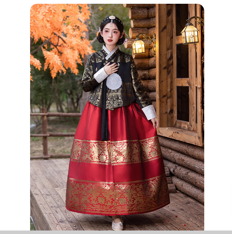 Ethnic style retro Hanbok temp - Lifestyle Of Korean review and price