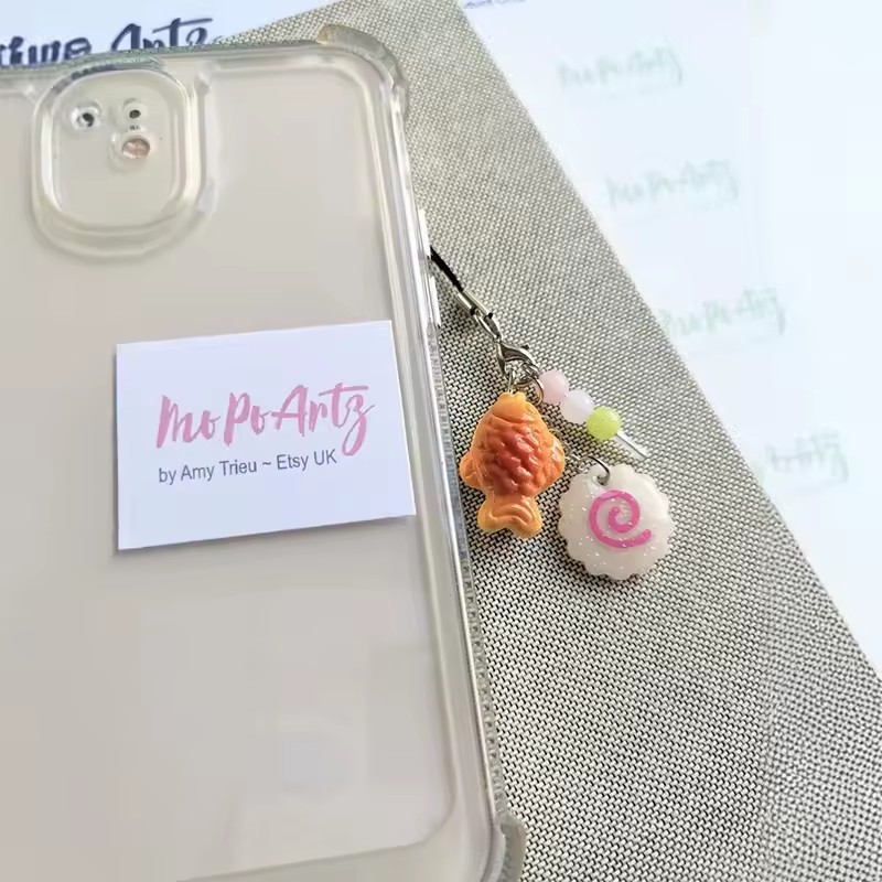 Cute Acrylic Pink Squid Roll P - Tteokbokki Rice Cake review and price